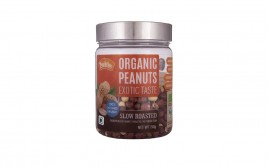 Truefarm Organic Peanuts Exotic Taste Slow Roasted  Glass Jar  250 grams